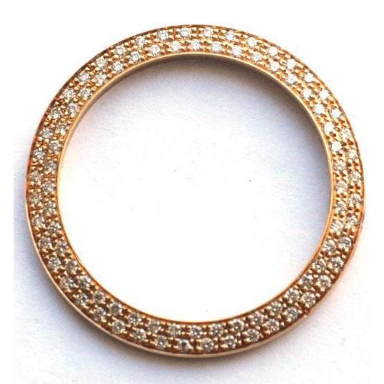 Double Row Diamond Bezel